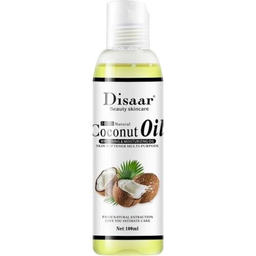 Coconut Oil Nourishes Hair Removes Frizz Hair Oil Relieve Dry Skin Lighten Fine Lines Face Massage Oil Firming Skin Body Oil