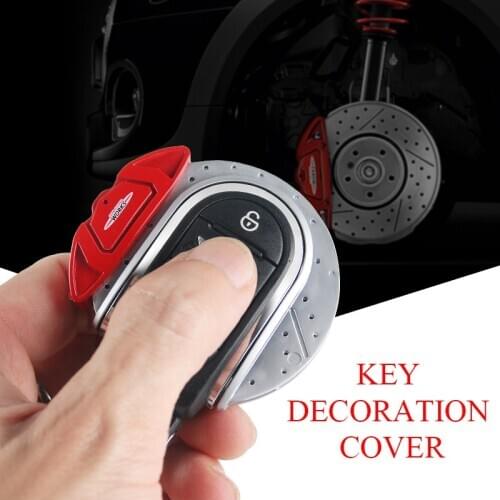 1Pcs ABS Caliper Key Shell Cover Key Ring Car Styling For BMW MINI Cooper One JCW F54 F55 F56 F57 F60 Coutryman Car Accessories