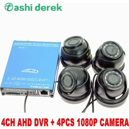 SDVR104 Wifi Cctv Mobile DVR Video Recorder 4channel AHD Cameras Security Video Monitoring GPS 4G Vehicle DVR for Car Bus Truck