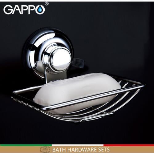 GAPPO Soap Dishes wall mounted accessories shower basket bathroom holder baskets bath shower baskets