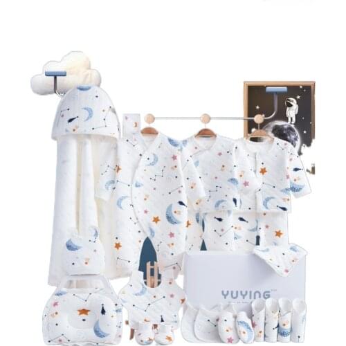 Zq Newborn Layette Clothes Gift Set Newborn and One Month Old Baby Gift Spring and Autumn