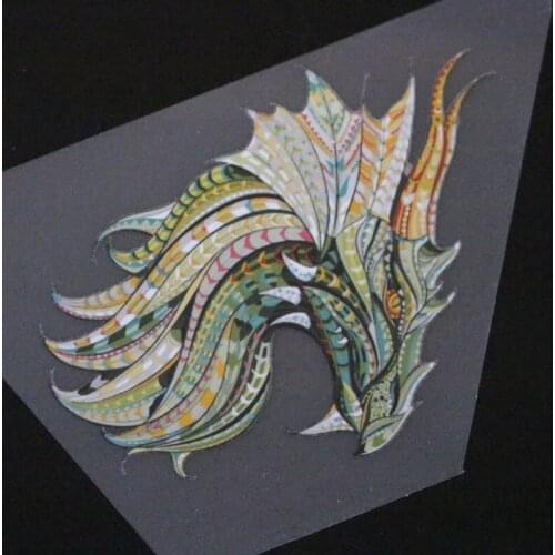 Clothes Dragon Patches DIY Printing Iron On Appliques Heat Transfer Stickers QXNB