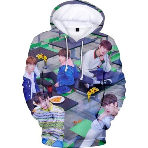 2020 New Fashion 3D Print TOMORROW X TOGETHER Korean Hoodies Men/Women Fashion Casual Print TXT Mens Hoodie Harajuku Sweatshirt