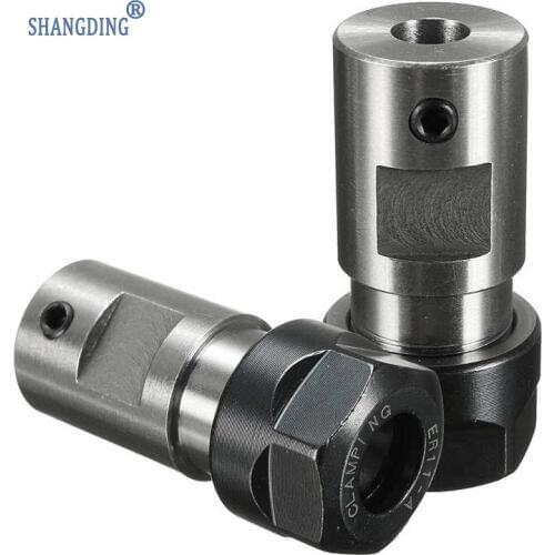 New 1/4" ER11-A Collet Chuck Holder Motor Shaft Tool Holder Extension Rod Includes Hex Nut 1/4 Inch