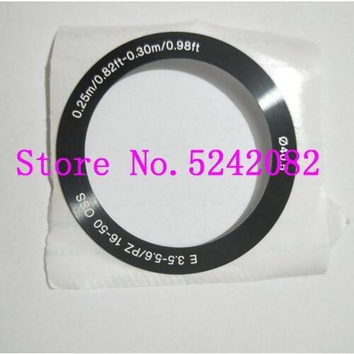 Front Decorate Name plate/Parameter ring around repair parts For Sony E PZ 16-50mm 16-50 f/3.5-5.6 OSS(SELP1650) lens