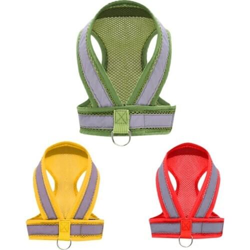 Personalized Dog Harness Chest Back Vest Leads Traction Belt Adjustable Pet Harness Vest For small large Dog Puppy Walking Supp