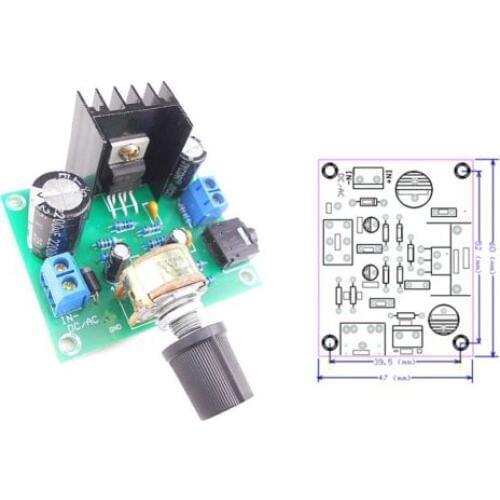 1PCS TDA2030A TDA2030 Single Channel 15W Amplifier Board DC 12V