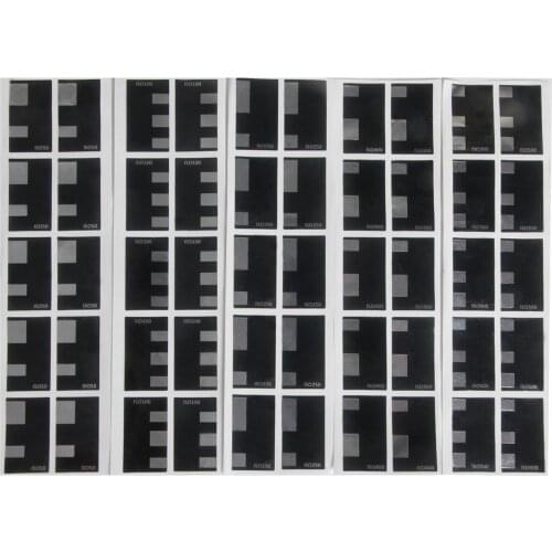 10 Pages 135 35mm 36EXP Bulk Film DX Code ISO 50 100 250 400 500 Label Hand Roll Sticker Auto Detect