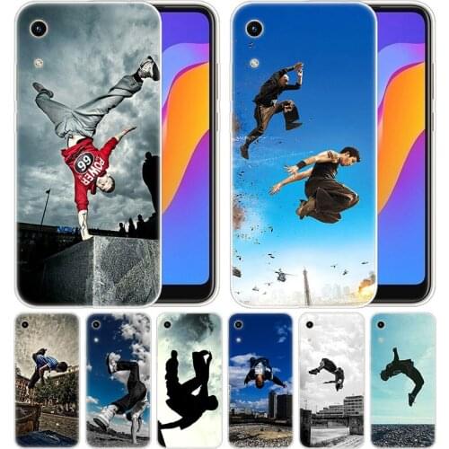 Luxury Silicone Case Parkour Sport Parkour for Huawei Honor 9X 8A 7A 20 Pro 7X 8X 7S 8S 8 9 10 Lite View 20 20i 10i Play Fashion