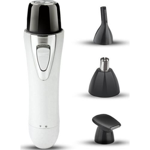 USB rechargeable 4 in 1 lady shaving multi-function hair removal nose repair hair face razor small size hair removal at any time