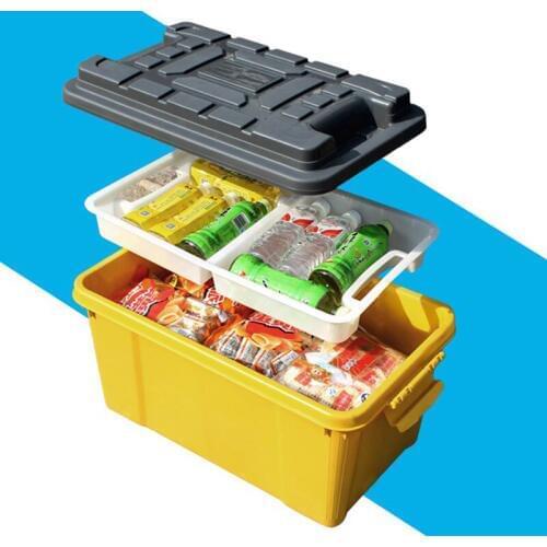 Vehicle storage box Car trunk storage box Car finishing box storage bag Multifunctional storage case Household sundries box
