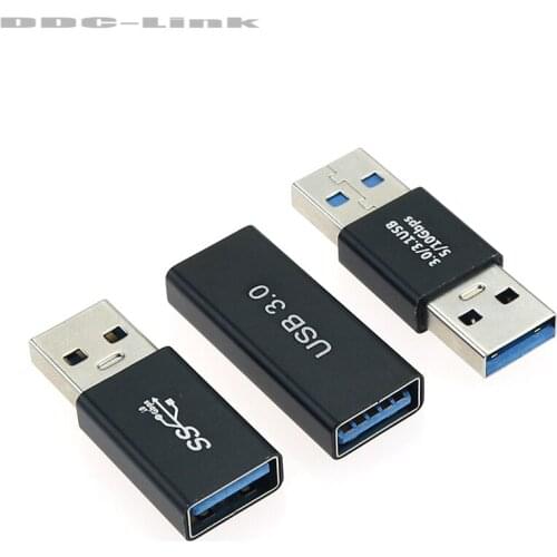1PCS USB 3.0 Adapter Connector Male to Female F-F M-F Converter Coupler Changer Connector Durable for PC Laptop