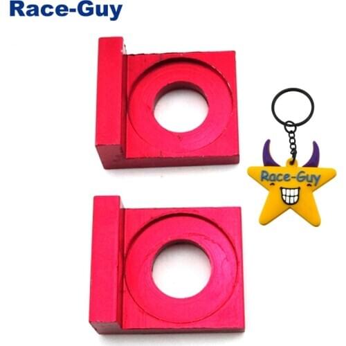 15mm Red CNC Chain Adjuster Tensioner Alex Block For Chinese CRF50 50cc 70cc 90cc 125cc 140cc 150cc 160cc Pit Dirt Motor Bike