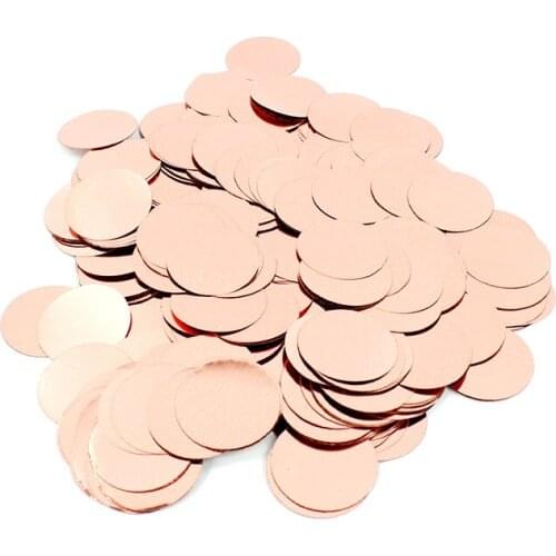 500g/0.5kg Per Bag 2.5CM Round Tissue Paper/foil Confetti Wedding Party Table Decorations Transparent Clear Balloon Sprinkle