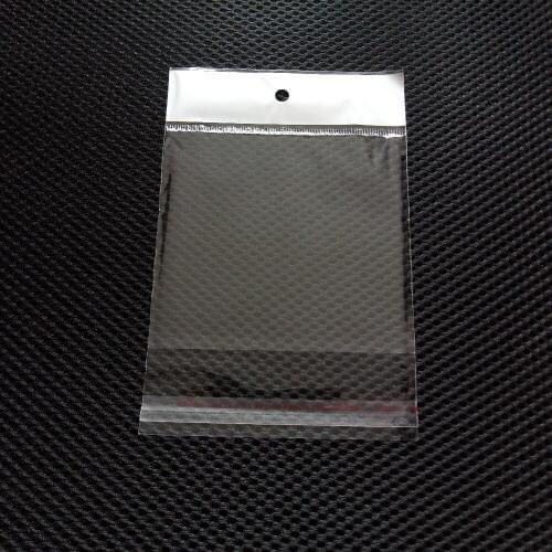 9*17cm Transparent Self Adhesive Seal Plastic Storage bag OPP Bag For Packaging/Gift/Wedding/Jewelry Gift bags With Hang Hole