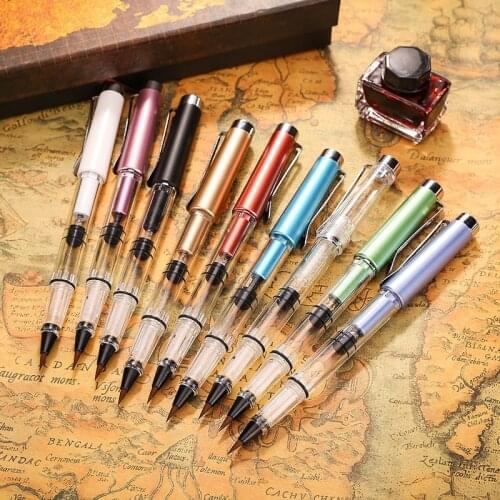 Artist Calligraphy Pen Soft Hair Writing Brush Watercolor Fountain Pen Art Painting Drawing Tool School Office Supply Stationery