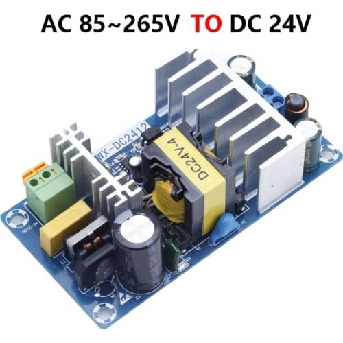 AC 100-240V to DC 24V 6A 100W Power Supply Module Board Switch AC-DC Switch Power Supply Board