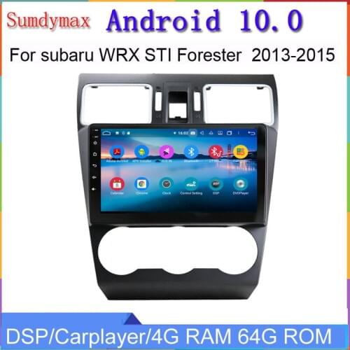 9" TDA 7851 octa core ram 4g rom 64g Android 10 car dvd player for subaru Forester WRX XV STI 2015-2018 with gps glonass wifi