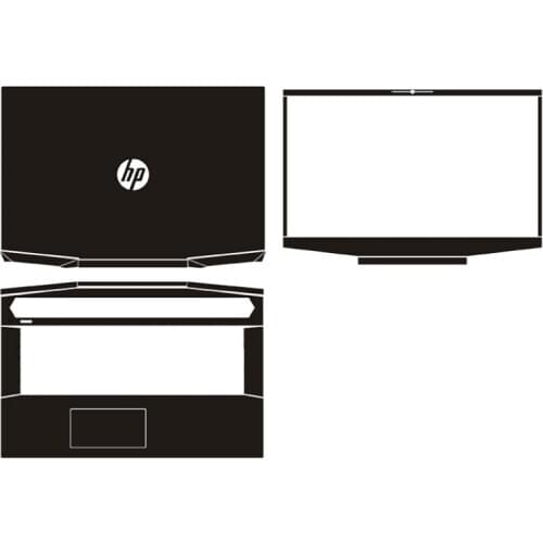 Laptop Carbon fiber Vinyl Skin Sticker Cover For HP Pavilion Gaming 17-cd1000ng cd0000 cd0024na cd1057ur cd1245ng cd0024na 17.3"