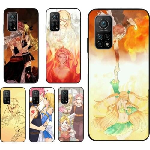 Fairy Tail Natsu Lucy Love Phone Case For Xiaomi Mi 10T Pro 11 Lite Ultra Mi A3 Note 10 POCO X3 M3 Pro F1 F2 F3 Cover