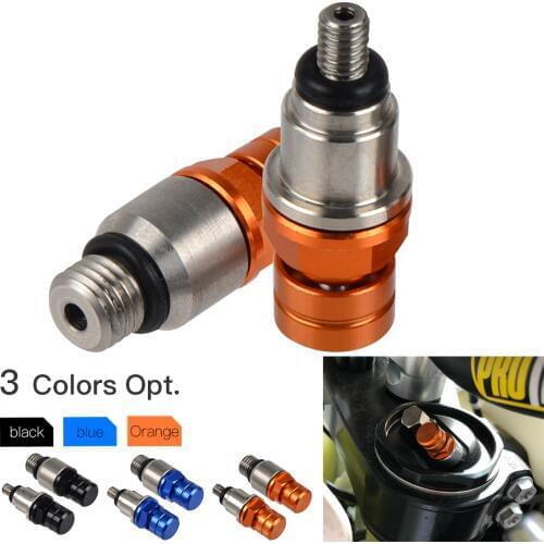 For KTM 85 125 250 300 350 450 SX SXF SX-F XC XCF XC-F 2017-2019 Motorcycle AER Screw Fork Air Bleeder Valve M4x0.7 M8x1