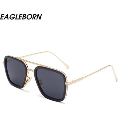 Robert Downey Jr. Fashion Square Sunglasses Flat Lens Men Sunglasses Sunglasses Sun Glasses Vintage Luxury Tom Ford Nicki Minaj