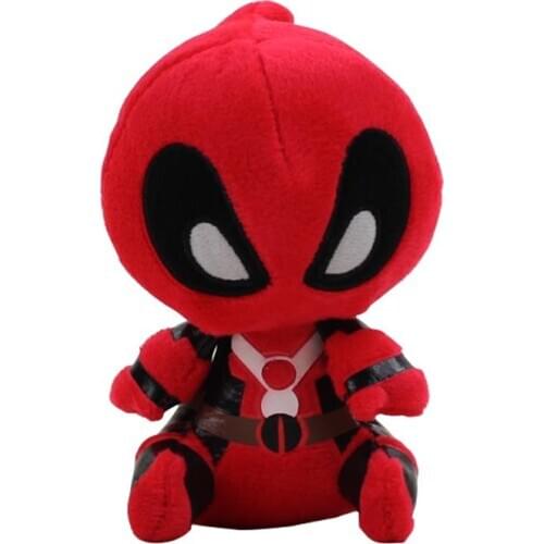 New Arrvial 12cm Deadpool Plush Toys Kids Stuffed Soft Plush Doll Toys Boys Girls Best Birthday Xmas Gifts for Children