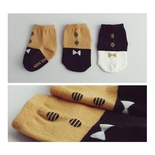 New Spring Cotton Cartoon Children Socks Fashion Toddler Kids Boys Girls Anti-slip Socks Unisex Baby Socks 0-4 Years
