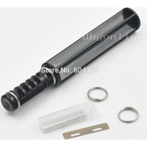 One Craftool 150mm 6" Swivel Leather Strip & Strap Hand Cutter Craft Tools with 3 Blade