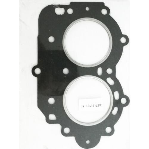 Outboard Engine Cylinder Head Gasket for Yamaha 2-Stroke 9.9hp 15hp 6E7 Boat Motor 6E7-11181-A1