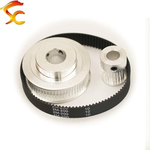 Timing Belt Pulley GT2 40 teeth 20 teeth Reduction 1:2/2:1 3D printer accessories belt width 10mm Bore 8&8mm