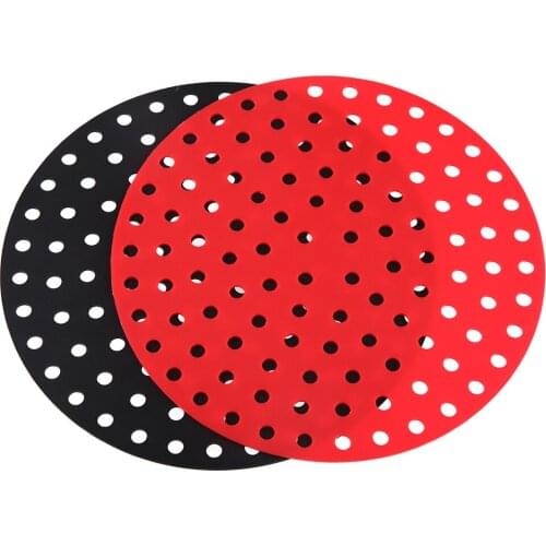 Small Size Silicone Accessories Air Fryer Mold Non-stick Durable Pad Scale Place Mat Kitchenware Reusable Square Air Fryer Tools