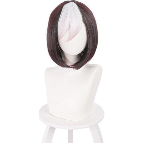 Pretty Derby Cosplay Wig 35cm Heat Resistant Synthetic Hair Carnival Halloween Party Props