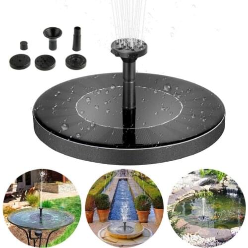 Solar Fountain Garden Water Fountain Pump Kit Water Feature Pump Solar Submersible Fountain Summer Garden Supply