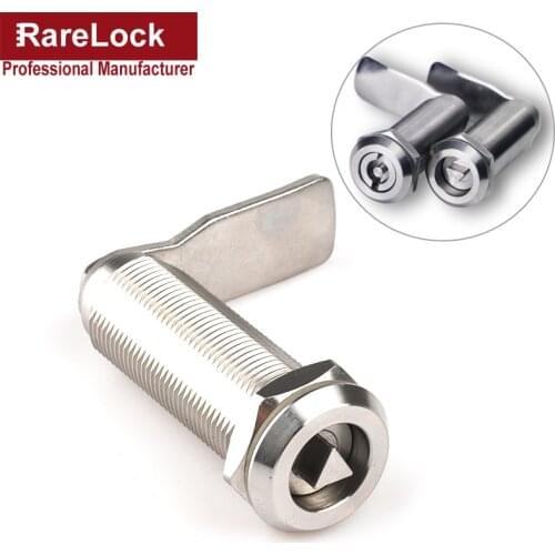Stainless Steel Triangle Lock Cabinet Lock Waterproof Switch Control Cabinet Rotary Tongue Lock Rarelock MA036 E