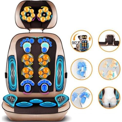 Cervical back massage device neck massage pad waist full-body multifunctional household pillow massage cushion