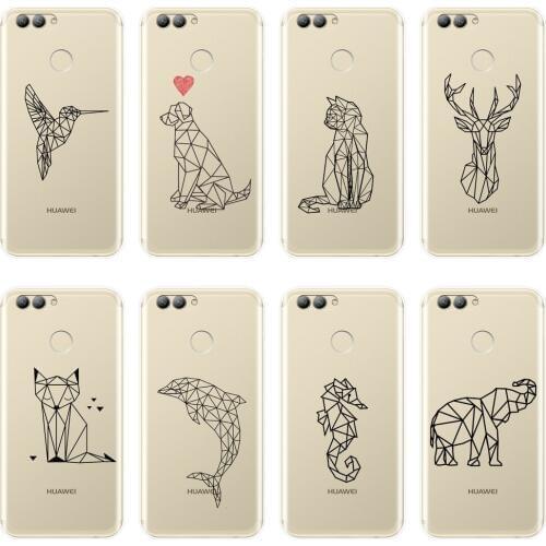 Back Cover For Huawei Nova 2i 2 Lite Plus 3 3I 3E Cat Dog Fox Deer Silicone Soft Case For Huawei Nova Smart Lite 2017 Phone Case