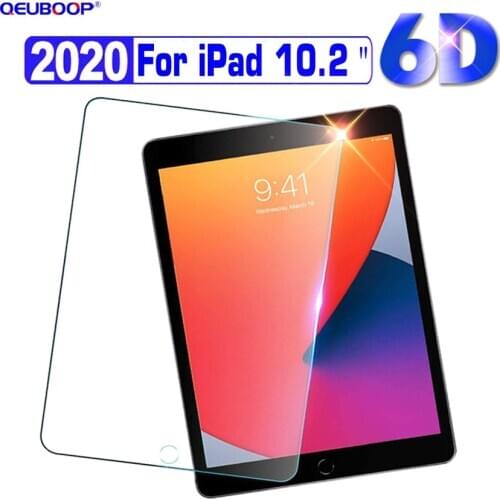 6D Tempered Glass For iPad 10.2 2020 & 2019 Screen Protector For Apple iPad 10.2 inch 7th 8th generation explosion proof Guard