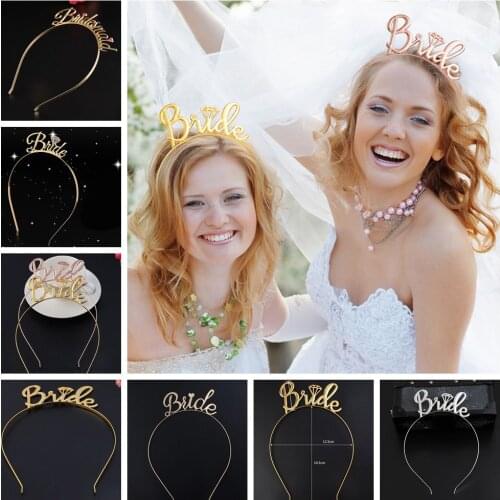 Gifts Bridal Shower Bridesmaid Womens Fashion Bridal Crown Hair Accessories Headband Wedding Tiaras