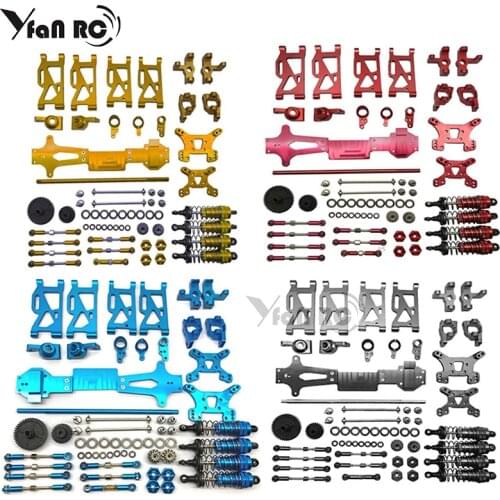 1/14 WLtoys 144001 Upgrade Metal Kit Spare Parts Gears Accessories Set