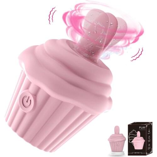 10 Frequency Vibrating Vaginal Massage Tongue Licking G Spot Clitoral Vibrator Clit Tickler Sex Toy for Women Adult Product