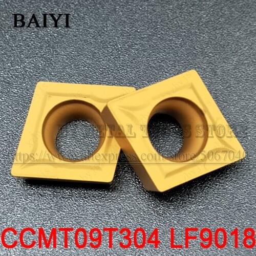 10pcs CCMT09T304 LF9018 Carbide Inserts CCMT 09T304 Turning Tools cutter Lathe Blades For Steel