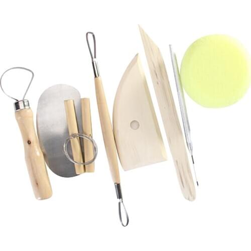 8 Pieces/set Polymer Clay Pottery Sculpting Modeling Carving Tools Supplies