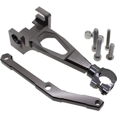 Aluminum Motorcycle Adjustable Steering Stabilizer Damper Mounting Bracket Support Kit For Yamaha MT09 MT-09 2013 2014 2015