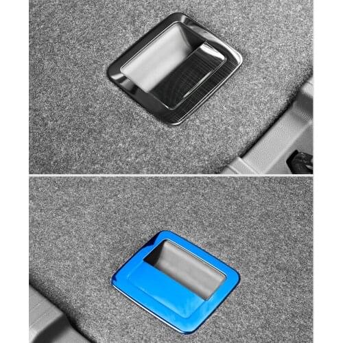 Car trunk spare parts stainless steel decorative frame for Volkswagen T-ROC T ROC 2018 accessories