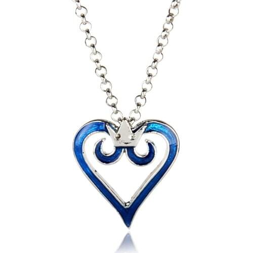 Game Kingdom Hearts 3 Sora Key Keyblade Weapon Metal Pendant Necklace Decor Keychain Key Chains Ornament Gifts Cosplay