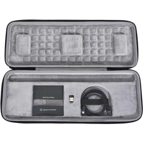 Storage Case Travel Portable Keyboard Protective Bag for Logitech Craft Advanced Keyboard gaming computer peripherals