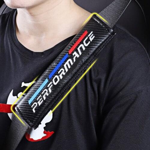 Seat Belt Cover Shoulder Strap Pads For BMW PERFORMANCE X1 X3 X4 X5 X6 xDrive E90 E91 E92 M3 M5 F10 F30 E60 E61 F07 1 3 5 series