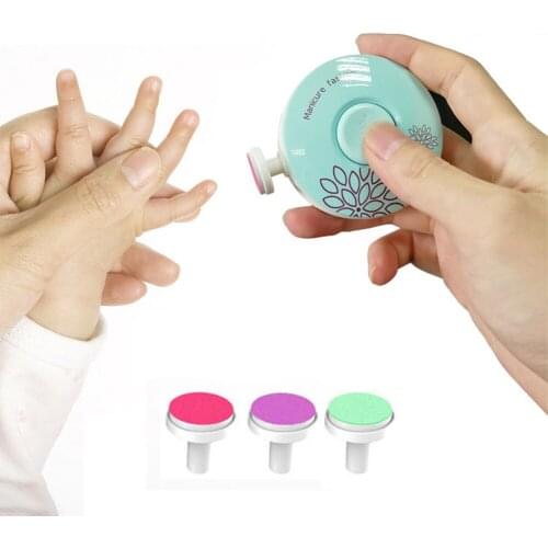 Baby Electric Manicure Nail Sharpener Easy To Infant Nail Trimmer Baby Care Kit Manicure Set Easy To Trim Nail Clippers