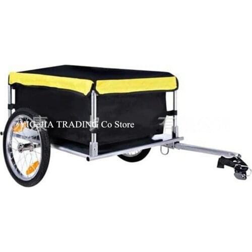 Tripper Cargo Bicycle Trailer, Can Load 132LBS, 16 Inch Big Inflatable Wheel Outdoor Utility Cart